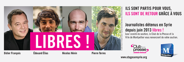 Philippe Saurel se félicite de la libération des 4 otages français en Syrie