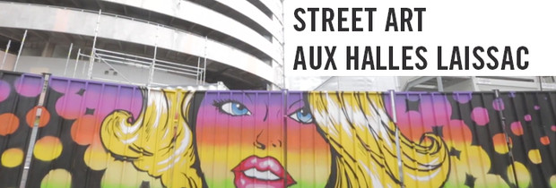 Du street art aux Halles Laissac : vidéo