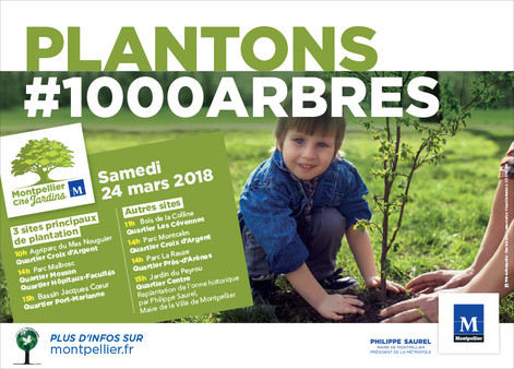 Venez planter 1 000 arbres samedi 24 mars 2018