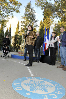La Ville de Montpellier a inauguré le jeu d'artiste de l'école Copernic
