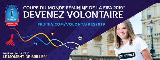 Montpellier recherche 250 Volontaires pour participer à l’organisation du Mondial en France du 7 juin au 7 juillet 2019 
