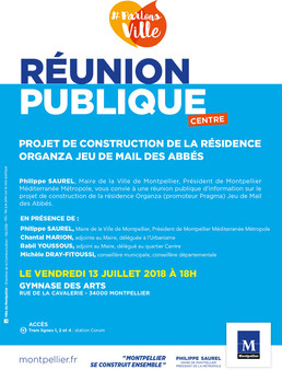 Réunion publique : Construction d'une nouvelle résidence Jeu de Mail des Abbés