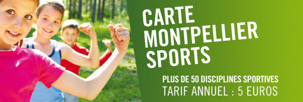La carte Montpellier Sport version 2013 / 2014