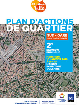 2ème Réunion publique plan d'actions quartier Sud-Gare