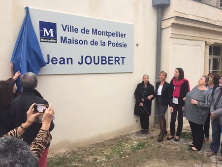 La Ville de Montpellier donne le nom de Jean JOUBERT à la Maison de la Poésie