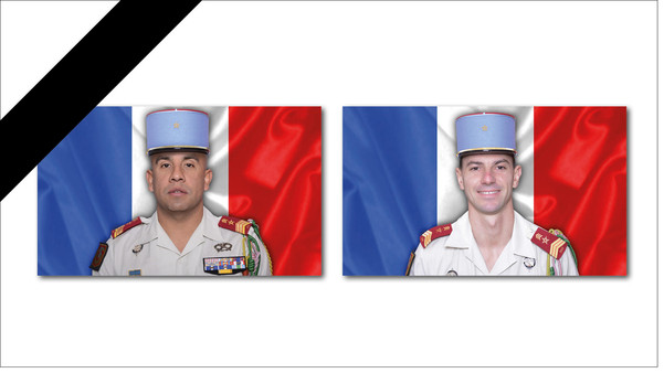 Cérémonie en hommage au sergent-chef Emilien MOUGIN et au brigadier-chef Timothé DERNONCOURT « Morts pour la France » au Mali