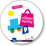 Sticker cheque-parking