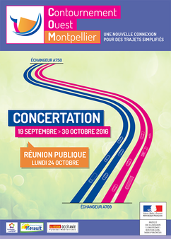 Contournement Ouest Montpellier : Concertation reporté au lundi 24 octobre