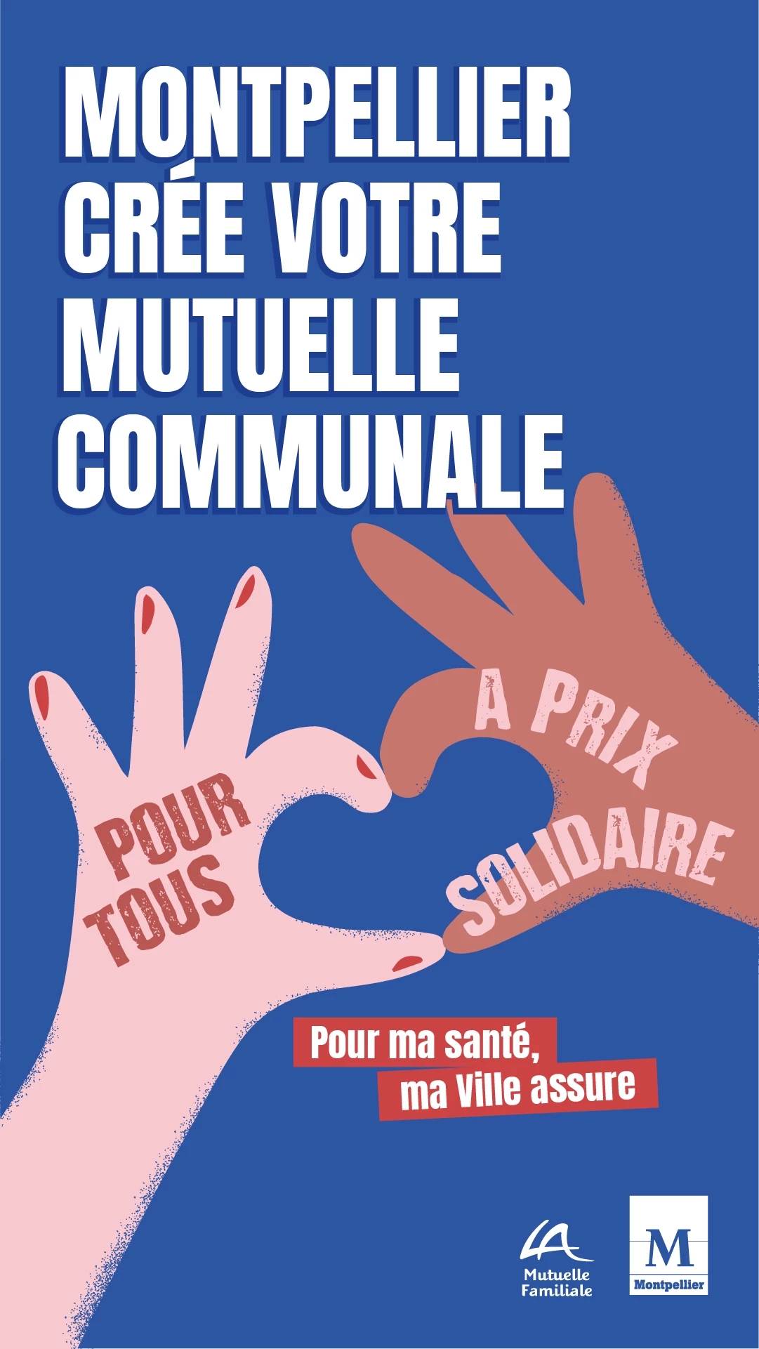 Affiche mutuelle communale Montpellier