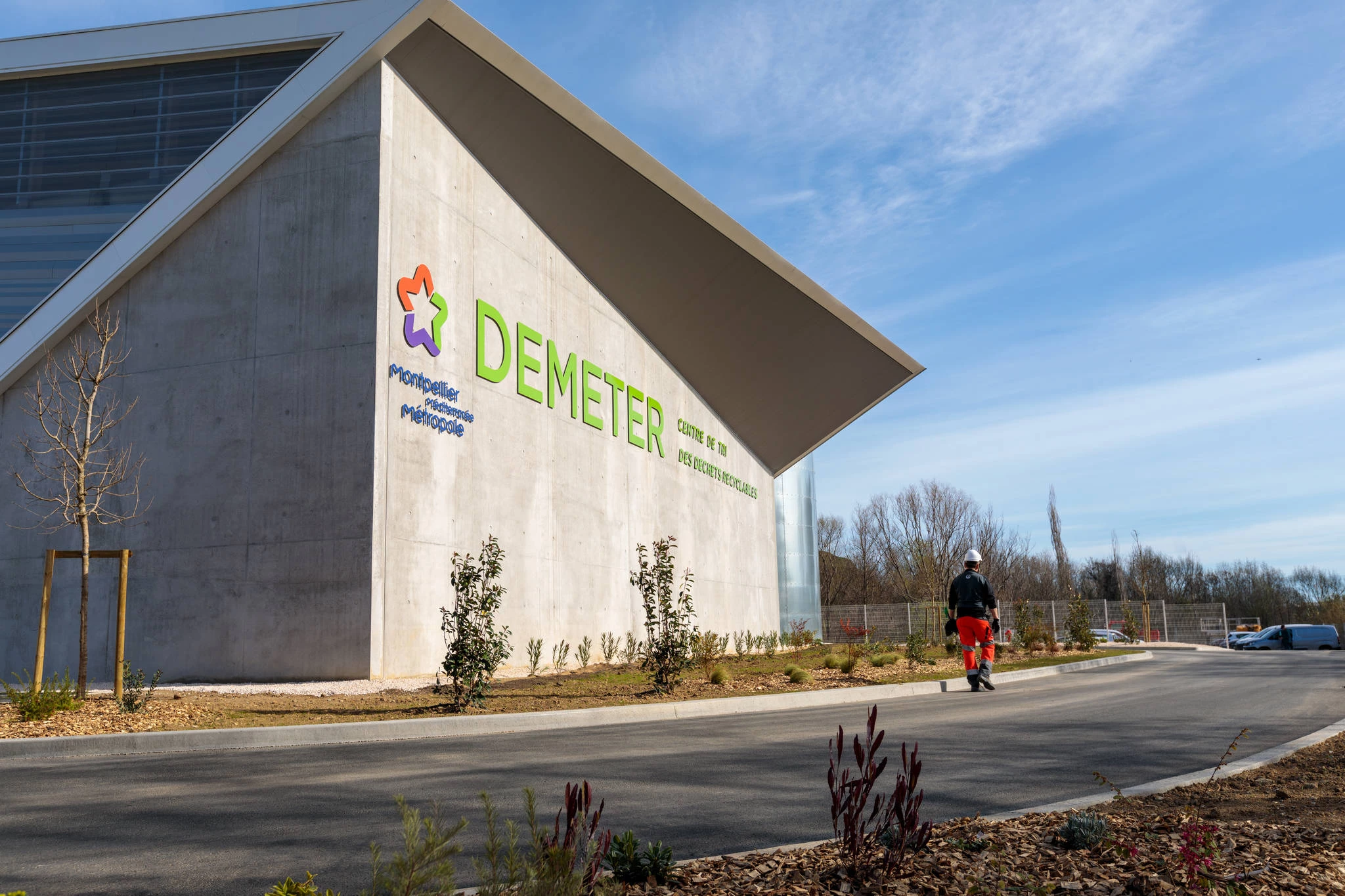 Demeter montpellier méditerranée métropole centre de tri des déchets
