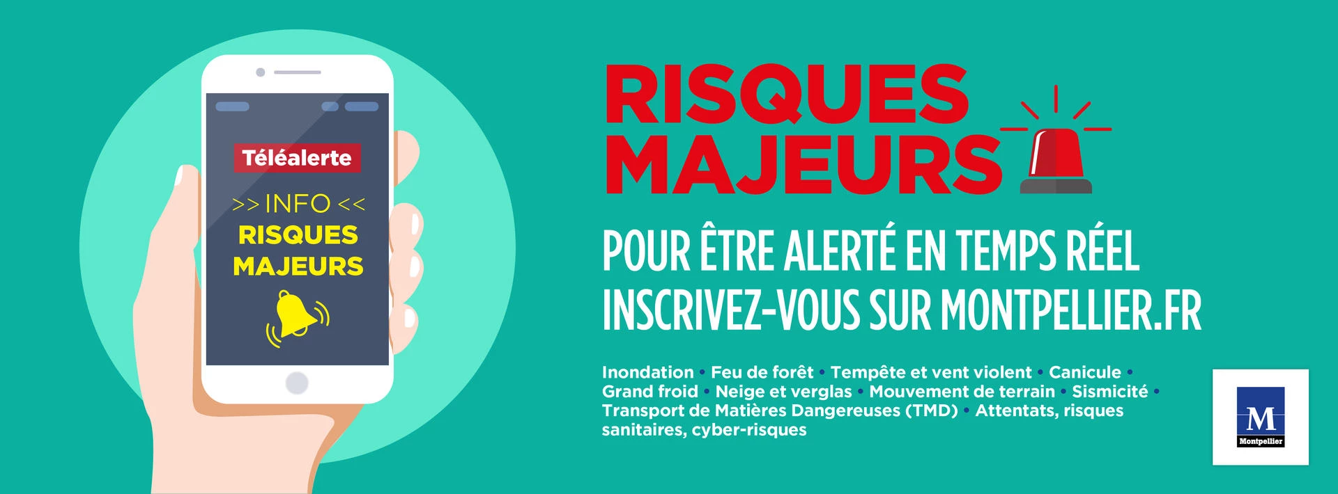 Risques majeurs : inscrivez-vous à la téléalerte Risques majeurs : inscrivez-vous à la téléalerte