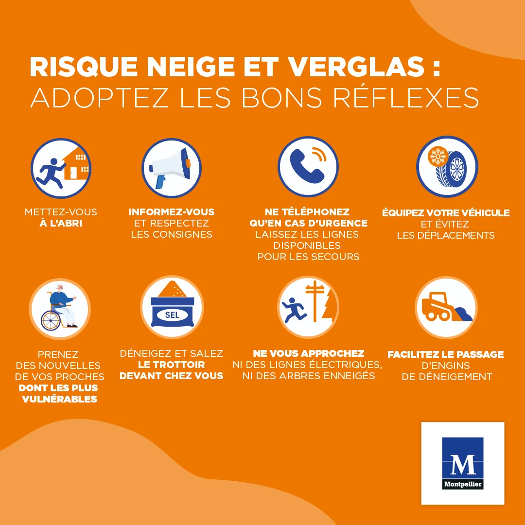 Risque neige et verglas : adoptez les bons réflexes Risque neige et verglas : adoptez les bons réflexes