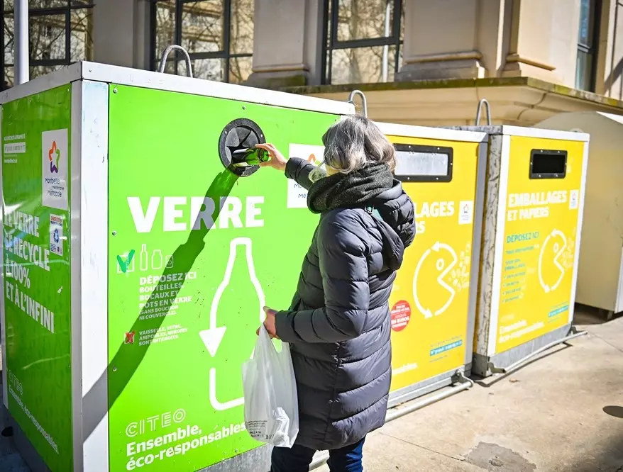Le tri du verre à Montpellier et sa métropole