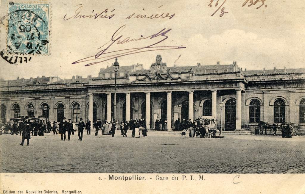 Gare Saint-Roch, vers 1900, 6Fi 211