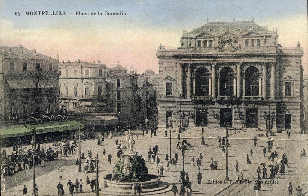 Théâtre municipal, vers 1900, carte postale, AMM, 6Fi1628