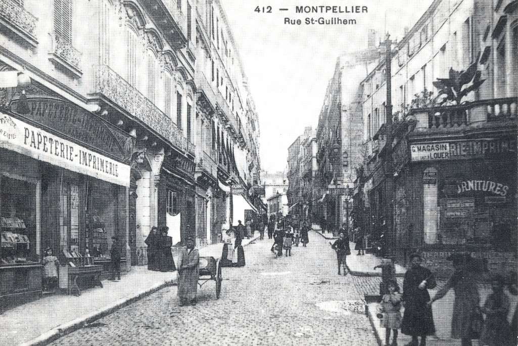 Rue Saint-Guilhem, vers 1900, 6Fi293 