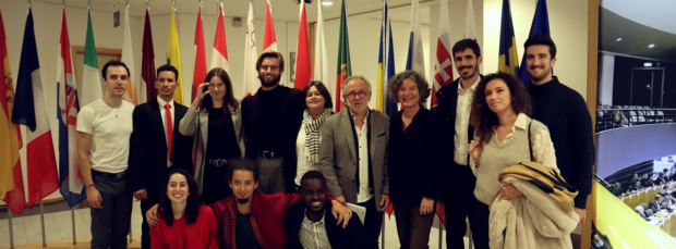 Pour conclure l'année européenne de la jeunesse, le Conseil Montpelliérain de la Jeunesse s'est rendu à Bruxelles les 12 et 13 octobre 2022 