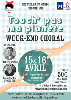 Week-end choral « Touch’ pas ma planète »