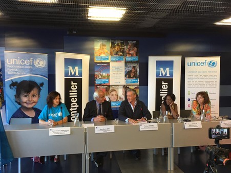 Signature de la convention « Ville amie des enfants » entre la Ville de Montpellier et le Comité français pour l'UNICEF