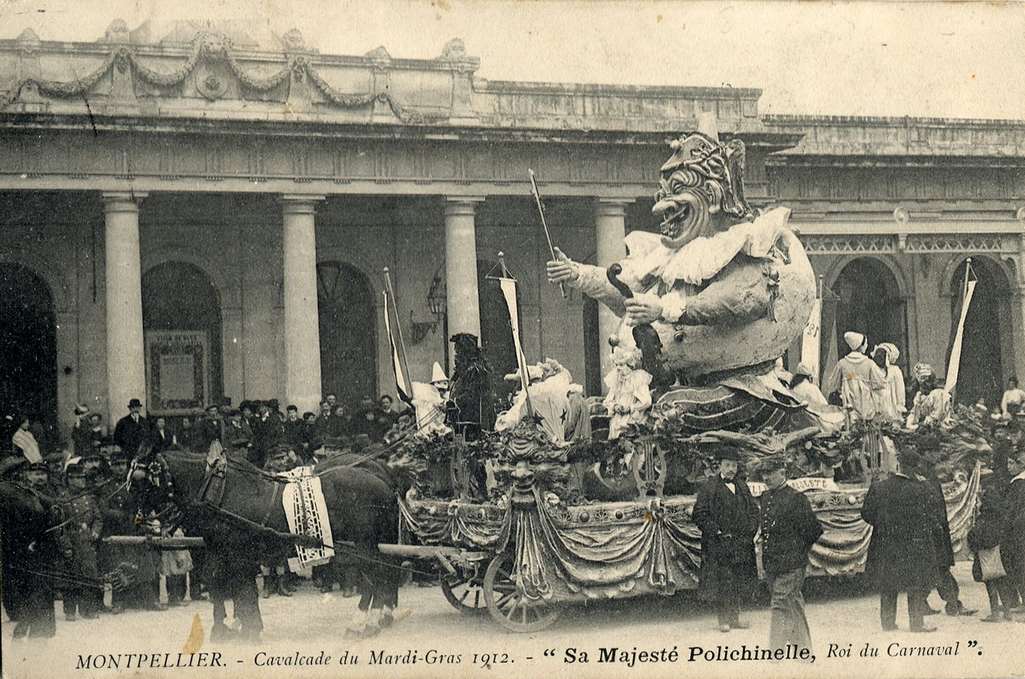 Cavalcade du Mardi Gras, "Sa majesté Polichinelle", 1912, 6Fi 847