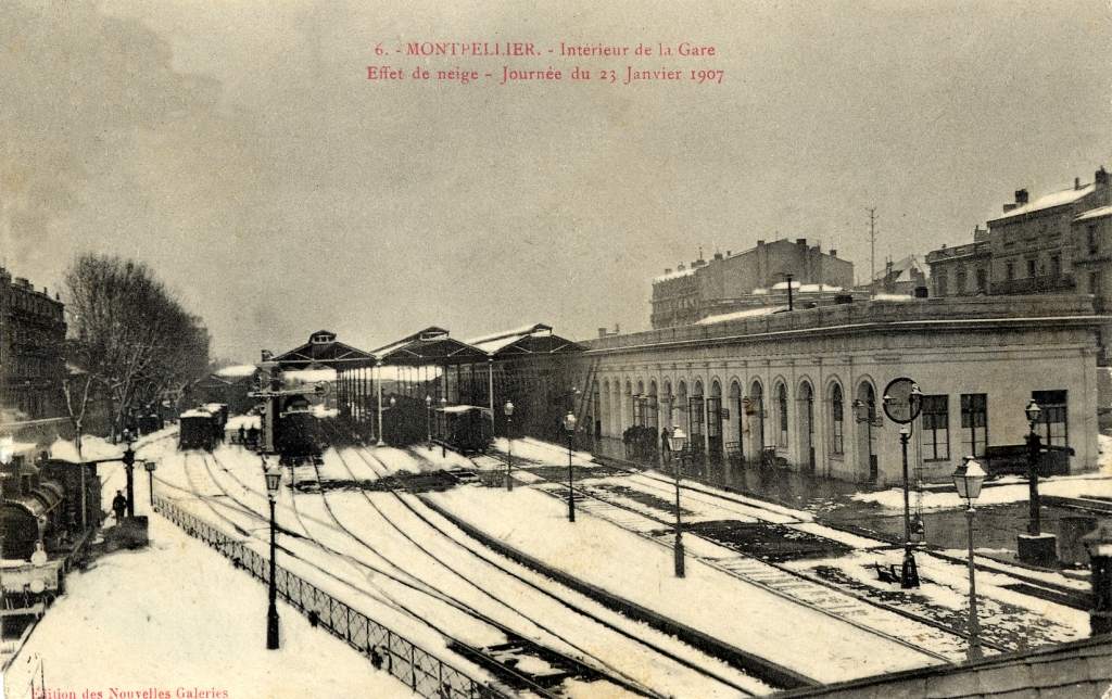 Gare Saint-Roch, vers 1900, 6Fi 208