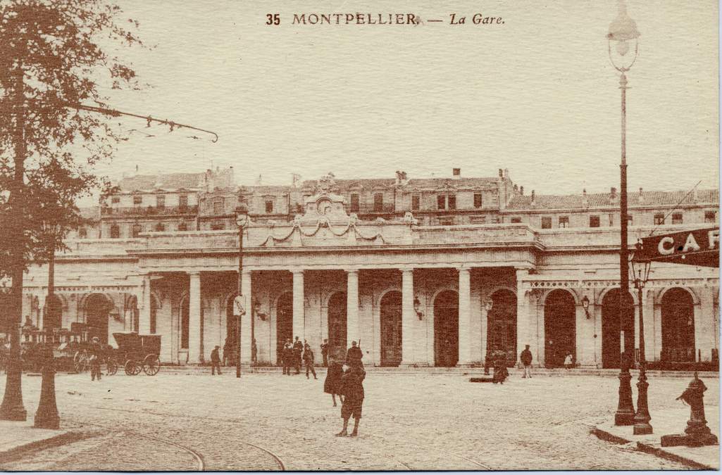 Gare Saint-Roch, vers 1900, 6Fi 199