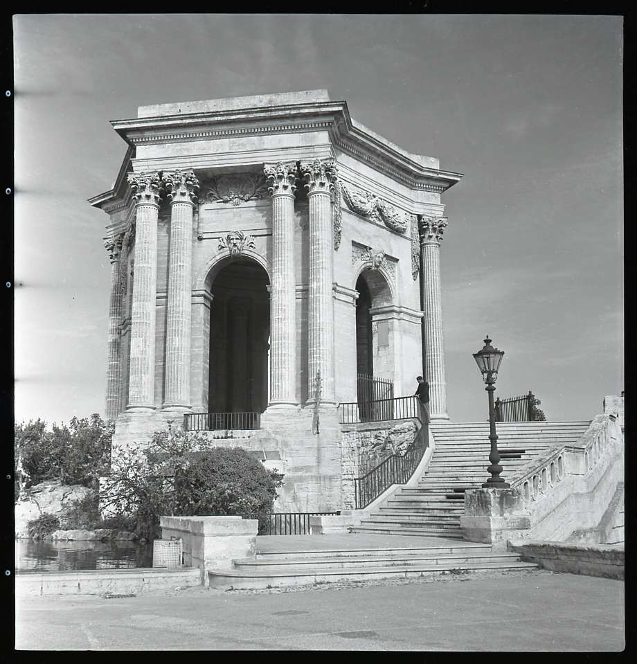 Le Peyrou, vue du Château d’eau. AMM, photo Jean Ribière, 13Fi7
