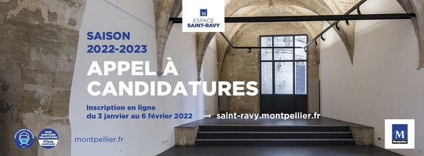 Espace Saint-Ravy : appel à candidatures pour la saison 2022-2023