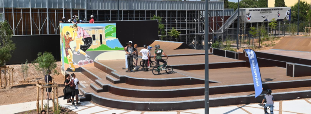 Le BMX skatepark international de Montpellier "Ronan Pointeau" inauguré le 27 mai 2023