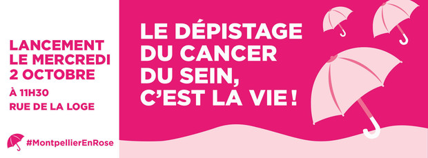 Octobre Rose, dès mercredi 3 octobre #MontpellierEnRose