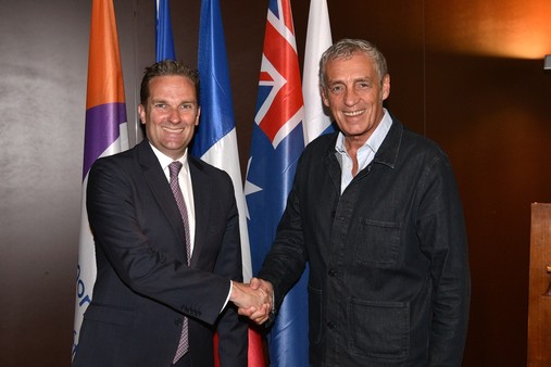 Philippe Saurel a reçu Brendan Berne, monsieur l'ambassadeur d'Australie en France 