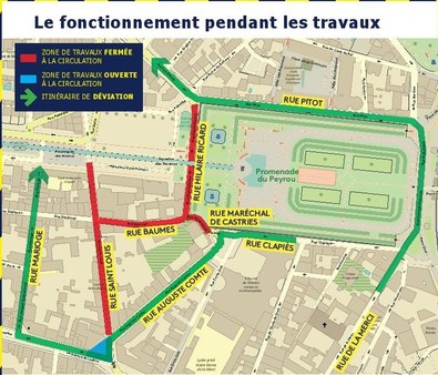 Travaux de renouvellement des réseaux et aménagement des rues Baumes, Maréchal de Castries et Hilaire Ricard