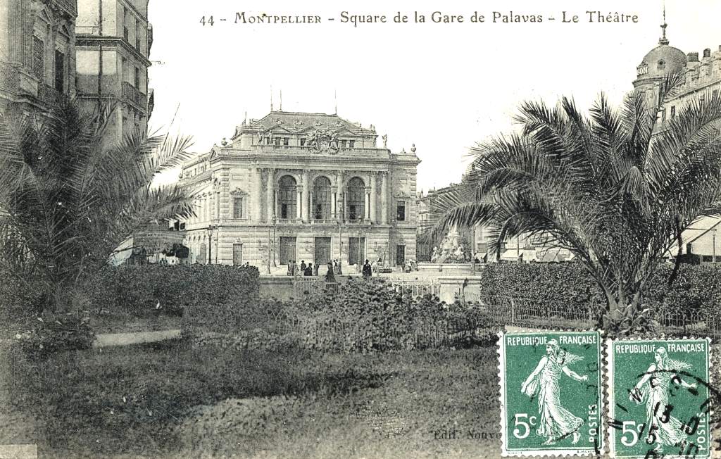 Square de la gare de Palavas, vers 1900, 6Fi 16
