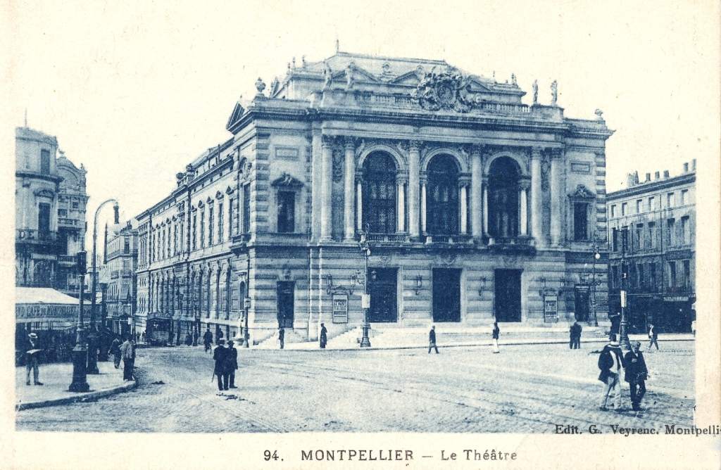 Théâtre municipal, vers 1900. AMM, carte postale, 6Fi248
