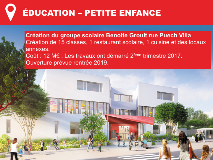 Création du groupe scolaire Benoite Groult 