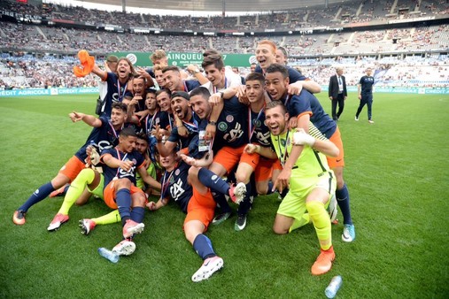Bravo à l'équipe du Montpellier Hérault Sport Club (MHSC), vainqueur de la coupe Gambardella !