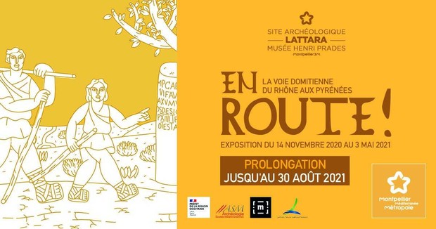 Exposition "En route : la voie domitienne du Rhône aux Pyrénées"