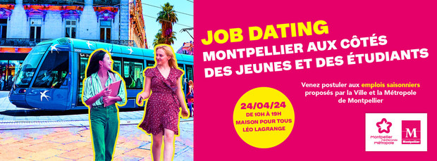 Job dating : postulez aux emplois saisonniers de la Ville et la Métropole de Montpellier