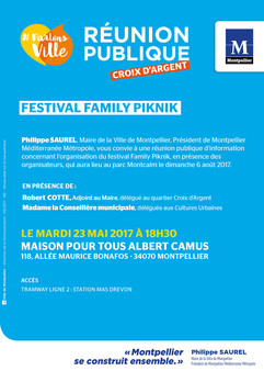 Réunion publique Croix d'Argent : Festival Family Piknik