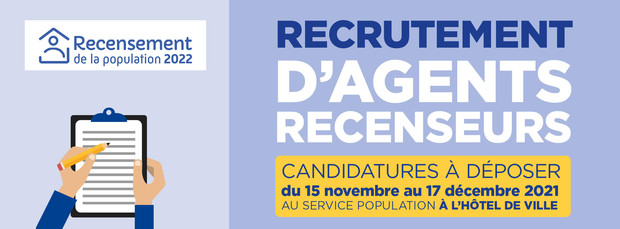 La Ville de Montpellier recrute des agents recenseurs du 15 novembre au 12 décembre 2021