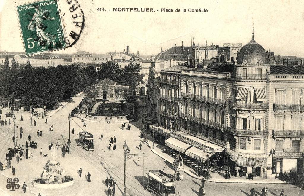 Place de la Comédie, vers 1900, 6Fi 606