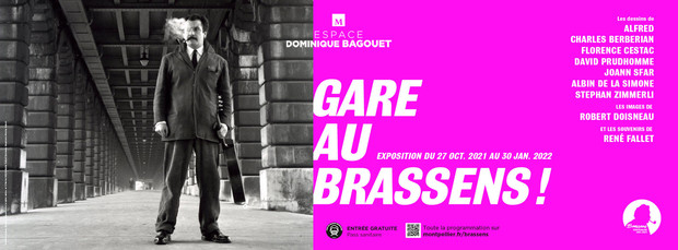 Exposition "Gare au Brassens" du 27 octobre 2021 au 30 janvier 2022