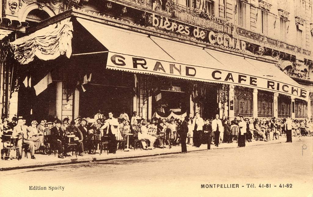 Grand café Riche , vers 1900, 6Fi281