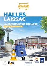 Halles Laissac démarrage construction