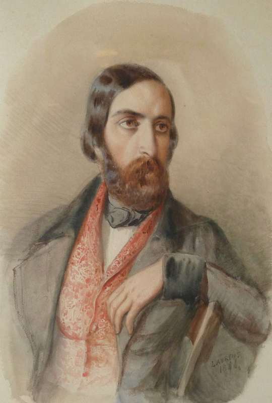 1877 Décès d'Alfred Bruyas, mécène. MVM, D2011.0.214