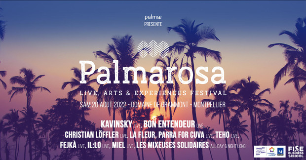 Présentation du Palmarosa festival, live, arts & expériences festival