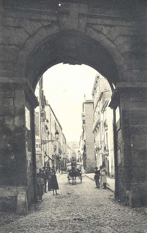 Rue de Montpellier, vers 1900, 6Fi285