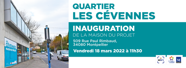 Inauguration de la Maison du Projet du quartier Cévennes vendredi 18 mars 2022