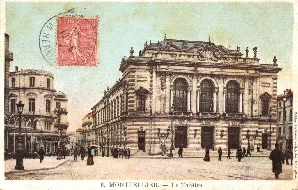 Théâtre municipal, vers 1900, carte postale, AMM, 6Fi255