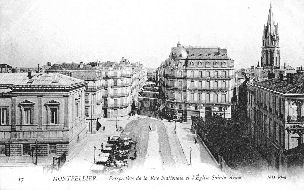 Rue nationale, vers 1900, 6Fi521 